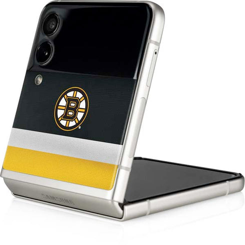 NHL Boston Bruins Jersey Galaxy Z Flip4 5G Skin